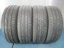 ★8-8.5分山★19年製★ ダンロップDIGI-TYRE EC202 165/55R14　ダイハツ純正ホイール 14×4.5J +45 4H-100 4本セット　E367_画像2