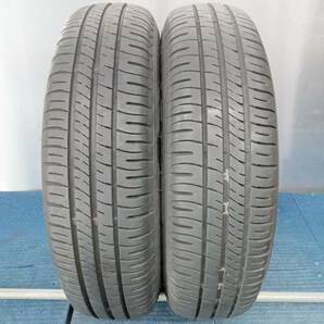 ★8-8.5分山★20年製★ ダンロップENASAVE EC204 155/80R13 社外ホイール 13×4J +42 4H-100 4本セット E374の画像9