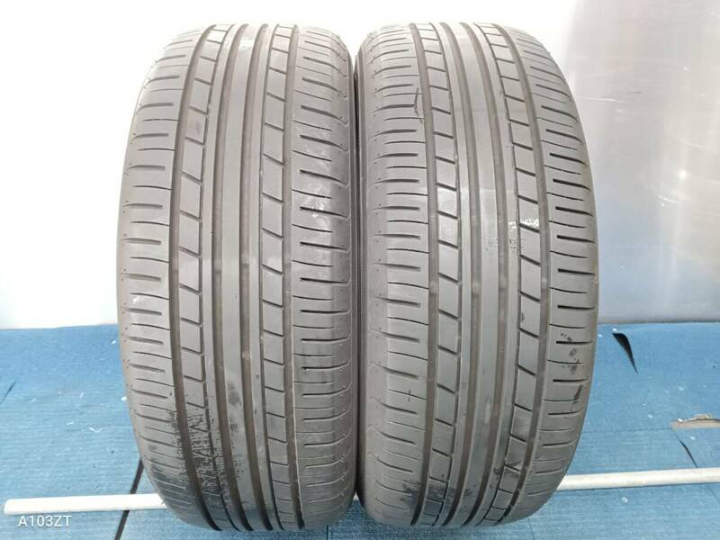 ★8-8.5分山★21年製★ ヨコハマECOS ES31 215/55R17　2本セット　E383