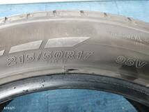 ★7-8分山★20年製★ KENDA KR30 VEZDA ECO 215/50R17　2本セット　E389_画像9