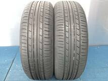 ★9-9.5分山★19年製★ ヨコハマECOS ES31 155/70R13　社外ホイール 13×5J +35 4H-100 4本セット　E474_画像8