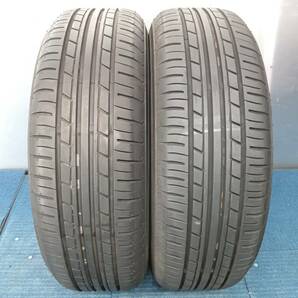 ★9-9.5分山★19年製★ ヨコハマECOS ES31 155/70R13 社外ホイール 13×5J +35 4H-100 4本セット E474の画像9