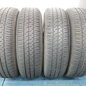 ★8-8.5分山★20年製★ SEIBERLING SL101 155/65R13 社外ホイール 13×4.5J +42 4H-100 4本セット 軽自動車等 E476の画像2