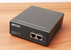 バッファロー BUFFALO PoEインジェクタ BIJ-POE-1P/HG 付属品付き USED品