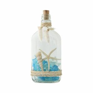 ウィスキービーチグラスボトル/飾り/インテリア/海/ガラスボトル