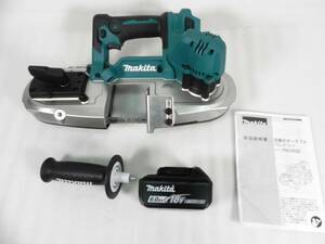 [R605]☆未使用★マキタ/makita 充電式 ポータブルバンドソー 18V PB183D バッテリー付