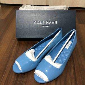 コールハーン 【新品】COLE ＨＡＡＮ 靴 ウエッジソール パンプス 23cm オープントゥパンプス エナメル