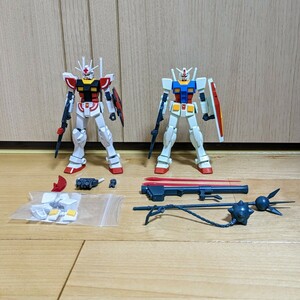 ガンダムビルドメタバース EG(エントリーグレード) 1/144 ラーガンダム＆EG 1/144 RX-78-2 ガンダム(フルウェポンセット) 組立済み