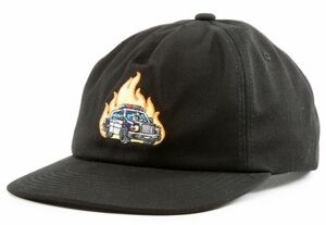 HUF Roasted Pigs Snapback Hat Cap Black キャップ