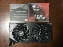 【1円スタート】ASUS Radeon RX 5500XT 8G グラフィックボード AMD DUAL-RX5500XT-08G-EVO_画像1