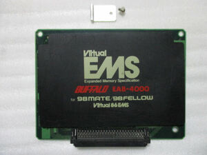 ●BUFFALO EAB-4000●NEC PC-9801BA/BX・PC-9821Ap/As/Ae用 増設メモリ 4MB●PC-9801BXで確認済み●