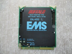 ●BUFFALO 増設RAMボード 4MB（EMJ-4000 L）PC-9801用●NEC PC-9801RX2で動作確認済み●