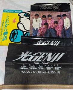  light GENJI 88 pamphlet calendar shop bag Johnny's 