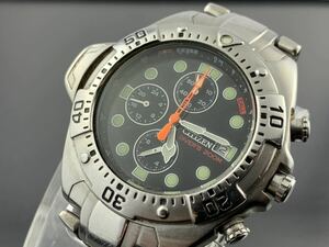 [A1291]1円～☆メンズ腕時計 クォーツ シチズン CITIZEN DIVERS PROMASTER プロマスター 3740-H15068ダイバー 動作品