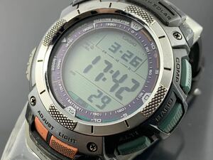 [A1291]ソーラー電波1円～☆メンズ腕時計 CASIO カシオ ウェーブセプター プロトレック PROTREK PRW-1000J 動作品