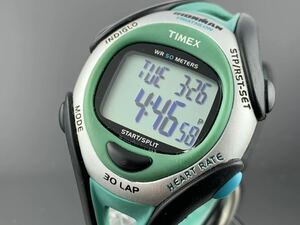 :[A1295]1円～☆メンズ レディース腕時計 デジタル TIMEX IRONMAN トライアスロン タイメックス 動作品