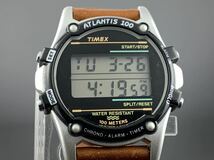 [A1295]1円～☆メンズ腕時計 デジタル タイメックス TIMEX ATLANTIS 動作品_画像2