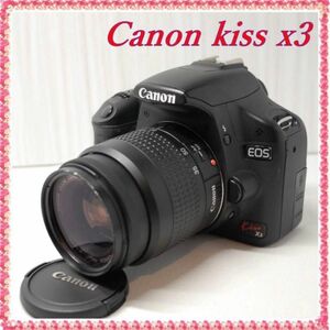 【高画質カメラ】Canon kissx3 レンズキット　動画撮影　