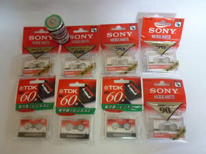 SONY/TDK マイクロカセットテープ　合計８個