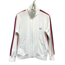 FRED PERRY フレッドペリー ジャージ トラックジャケット M 白 メンズ 旧タグ ビンテージ ヒットユニオン 24-0307_画像1