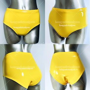 LJH23001黄 超光沢 ブルマ ショーツ 体操服 タイツ カッコイイパンツ 美尻の画像1