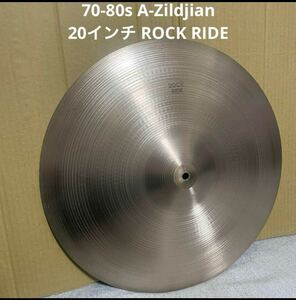 70-80s A-Zildjian 20インチ ROCK RIDE 中古ライドシンバル 2837ｇ ジルジャン