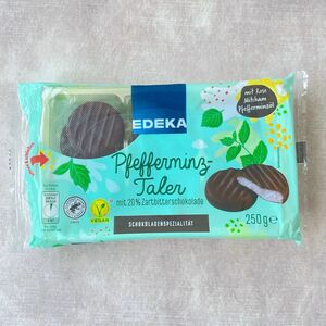 EDEKA【日本未販売】Edeka Pfefferminz-Taler 250g チョコミント　ドイツチョコ　チョコミン党