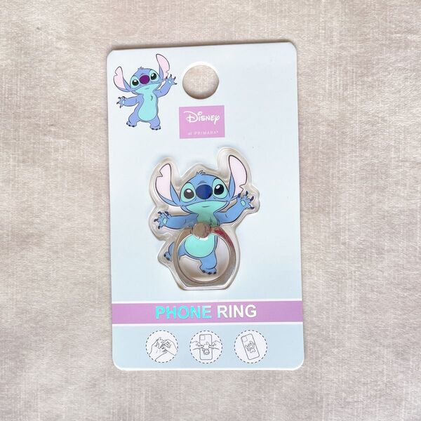 リロアンドスティッチ【日本未販売】スティッチ スマホリング ディズニー