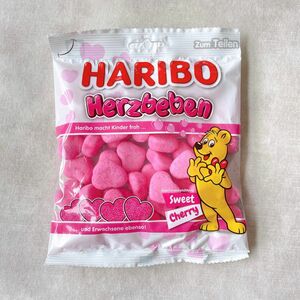 HARIBO【日本未販売】herzbeben 160g 型　ソフトキャンディ　ハリボー