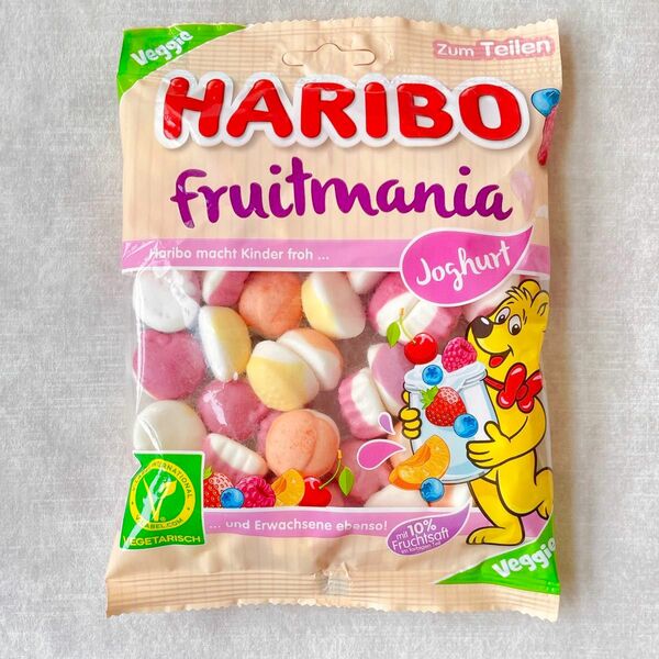 HARIBO【日本未販売】fruitmania Joghurt 160g ソフトキャンディ　ハリボー　ヨーグルト