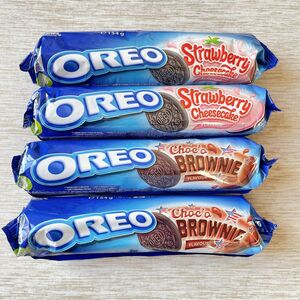 OREO【日本未販売】ストロベリーチーズケーキ　チョコブラウニー　4点　オレオ　クリーム　サンド