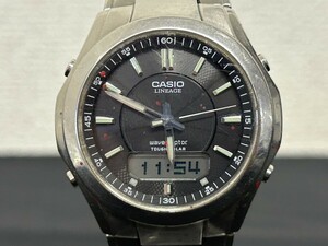 稼動品　A2　CASIO　カシオ　LCW-110　WAVE CEPTOR　LINEAGE　ウェーブセプター　メンズ腕時計　ブランド腕時計　現状品