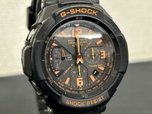 A2　CASIO　カシオ　GW-3000B　5121　G-SHOCK　ジーショック　メンズ腕時計　ブランド腕時計　オレンジ×ブラックカラー　現状品_画像2