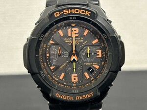 A2　CASIO　カシオ　GW-3000B　5121　G-SHOCK　ジーショック　メンズ腕時計　ブランド腕時計　オレンジ×ブラックカラー　現状品