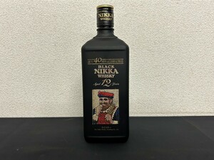 未開栓　A2　BLACK NIKKA WHISKY　12年　ブラックニッカ　ウイスキー　誕生40周年記念製造　720ml　42％　現状品