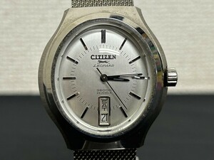 美品 稼動品 A3 CITIZEN シチズン 4-720351TA LEOPARD レオパード 36000 28石 デイデイト 自動巻 メンズ腕時計 ブランド腕時計 白文字盤