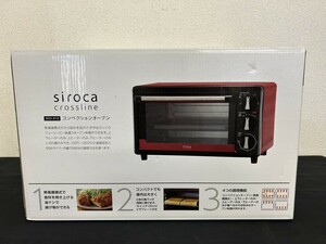 未使用保管品　A1　Siroca　シロカ　SCO-213　コンベクションオーブン　元箱付　レッドカラー　現状品