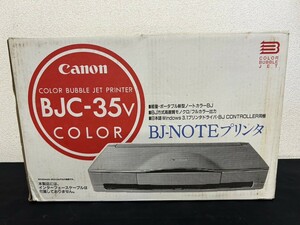 未使用保管品　A3　Canon　キャノン　BJC-35V　COLOR　BJ-NOTEプリンタ　モバイルカラープリンター　元箱付　現状品