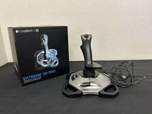 A3　Logitech　ロジテック　ロジクール　EXTREME 3D PRO　フライトスティック　元箱付　現状品_画像2