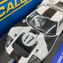 【1円～】SCALEXTRIC（スケーレックストリック）スロットカー C3653 Ford GT40 Sebring 1967 Grossman/McNamara No.17【中古品】_画像4