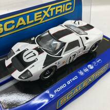 【1円～】SCALEXTRIC（スケーレックストリック）スロットカー C3653 Ford GT40 Sebring 1967 Grossman/McNamara No.17【中古品】_画像1