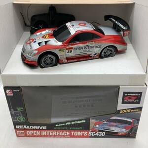 【1円～】ラジコン オープン インターフェース トムス SC430 (SUPER GT 2006) OPEN INTERFACE TOM'S SC430 車 カー【中古品】