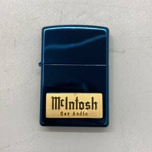 【1円～】ZIPPO ジッポライター McIntosh Car Audio マッキントッシュ ブルーアイズ 喫煙グッズ コレクション 青【中古品】の画像2