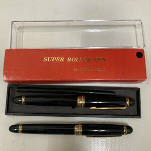 【1円～】SUPER ROLLER PEN by PITCH MAN 万年筆+ボールペンセット ピッチマン 文房具【中古品】