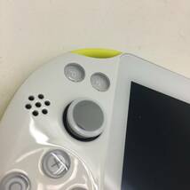 【１円～】SONY PSVITA Lime Green/White PCH-2000 Wi-Fi 1GB ソニー ライムグリーンホワイト 動作確認済み【中古品】_画像9