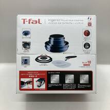 【1円～】T-fal ティファール インジニオ・ネオ ロイヤルブルー・インテンス セット10 L43791 フライパン 鍋 キッチン 調理【中古品】_画像1