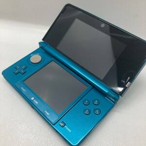 【1円～】ニンテンドー3DS 本体 アクアブルー ゲーム nintendo 初期化/動作確認済【中古品】