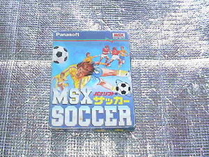 ◆即決◆MSX パナソフトのサッカー(箱説あり)(Panasoft)