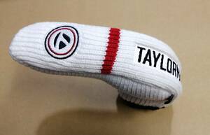 ★未使用品（白）★パター用（UT用にも併用可）ニットヘッドカバー【テーラーメイド★TaylorMade】