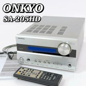 1857 ONKYO AVセンター AVアンプ SA-205HD リモコン付 オンキヨー オンキョー サラウンドシステム 通電確認済み 送料無料